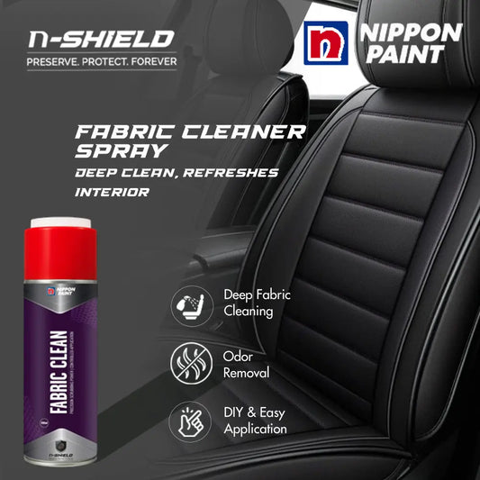 Nippon Paint n-Shield Fabric Cleaner 500ml | Upholstery, Carpet & Car Seat Stain Remover, Deep Cleaning Spray | No. 1 Paint In Asia Pacific
