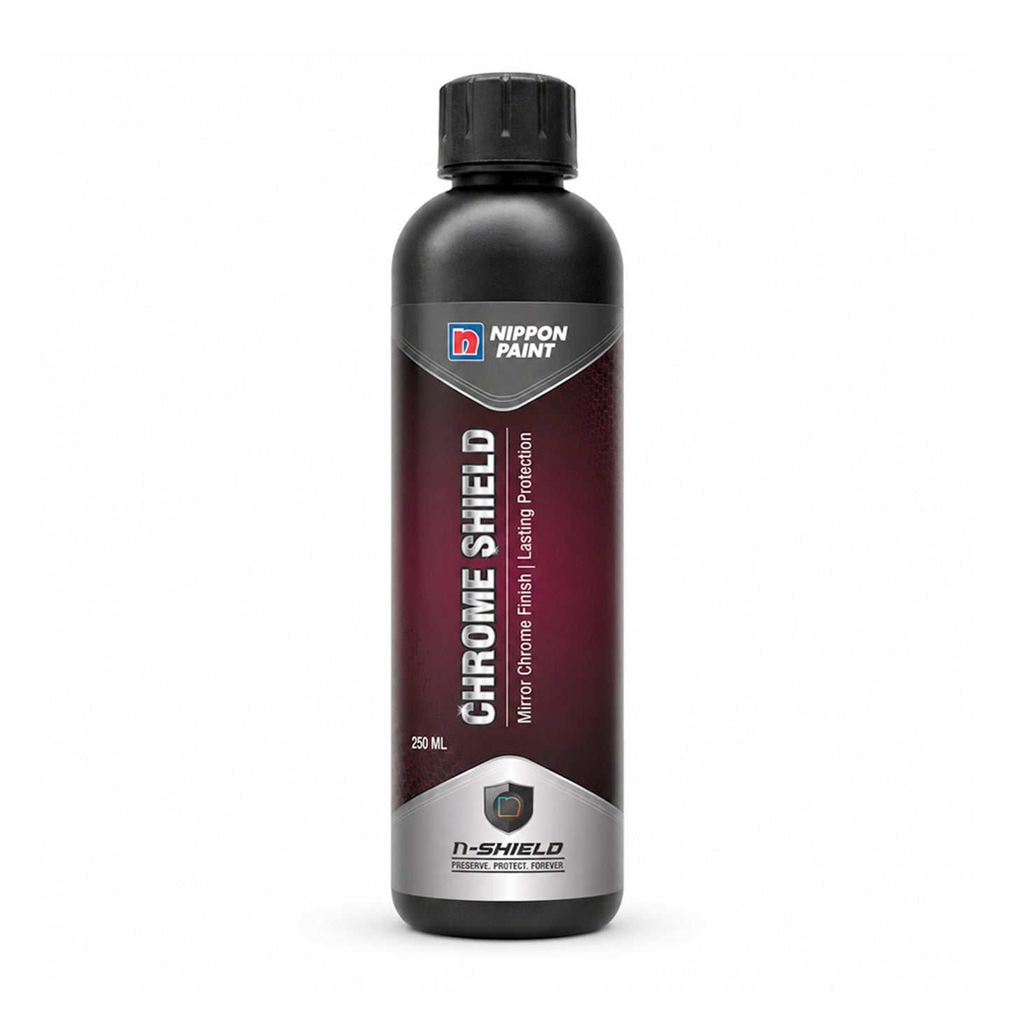 Nippon Paint n-Shield Metal Polish for Bikes & Cars | Chrome Cleaner & Rust Remover for Engine, Silencer & Chrome Parts | Restores Shine | 250 ml