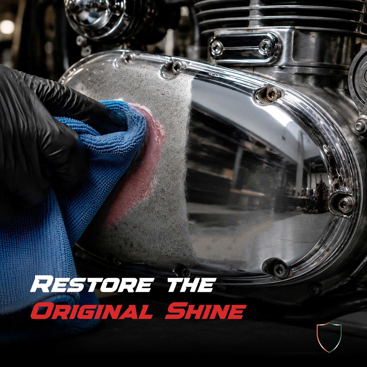 Nippon Paint n-Shield Metal Polish for Bikes & Cars | Chrome Cleaner & Rust Remover for Engine, Silencer & Chrome Parts | Restores Shine | 250 ml