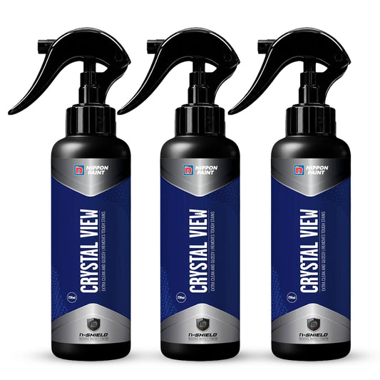 Nippon Paint n-Shield Car Glass Cleaner Spray 250ml ( Pack of 3 ) | Repels Dust/Rain, Removes Stubborn Residue, Hydrophobic | No. 1 Paint In Asia Pacific