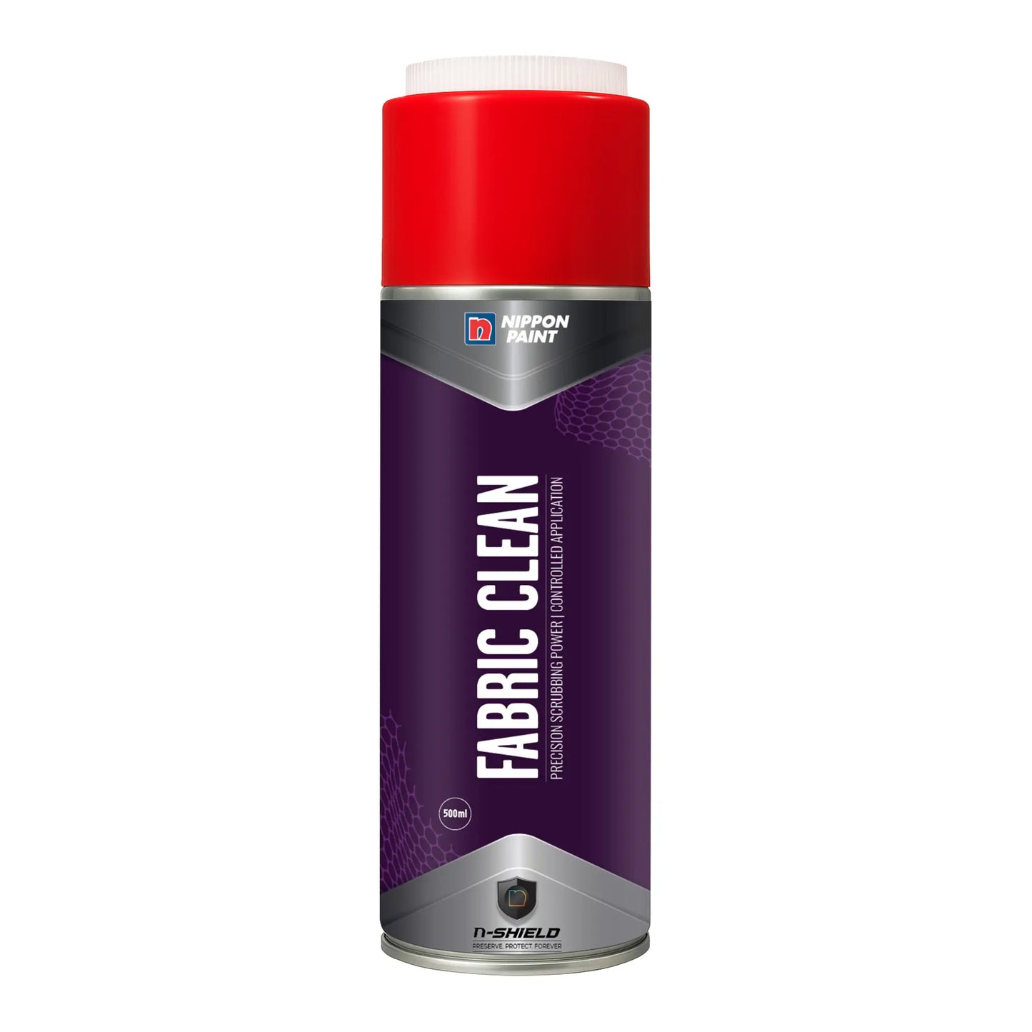 Nippon Paint n-Shield Fabric Cleaner 500ml | Upholstery, Carpet & Car Seat Stain Remover, Deep Cleaning Spray | No. 1 Paint In Asia Pacific