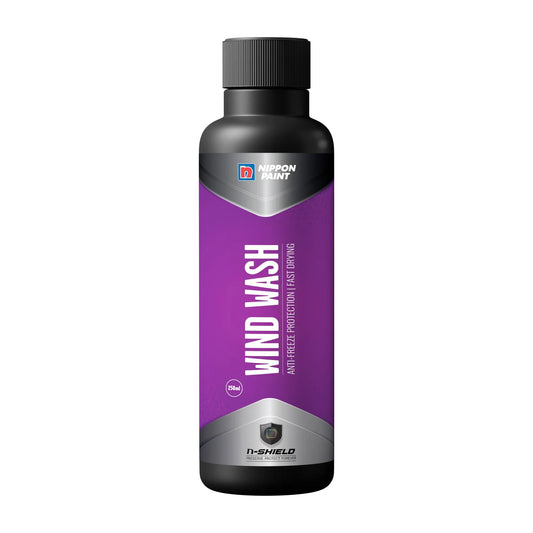 Nippon Paint n-Shield Car Windshield Wash 250ml | Dilutable, Removes Dirt, Bird Droppings, Stains, Clear View | No. 1 Paint In Asia Pacific